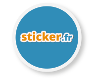 Adhésif, sticker, autocollant publicitaire - Modèles à personnaliser